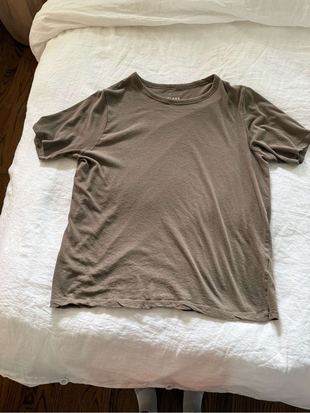 Everlane brown oversized tee size XS